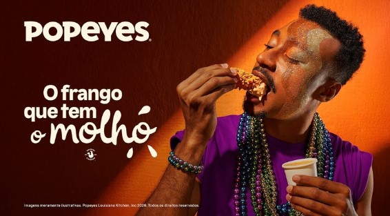 Popeyes conecta Mardi Gras ao Carnaval brasileiro em campanha nacional