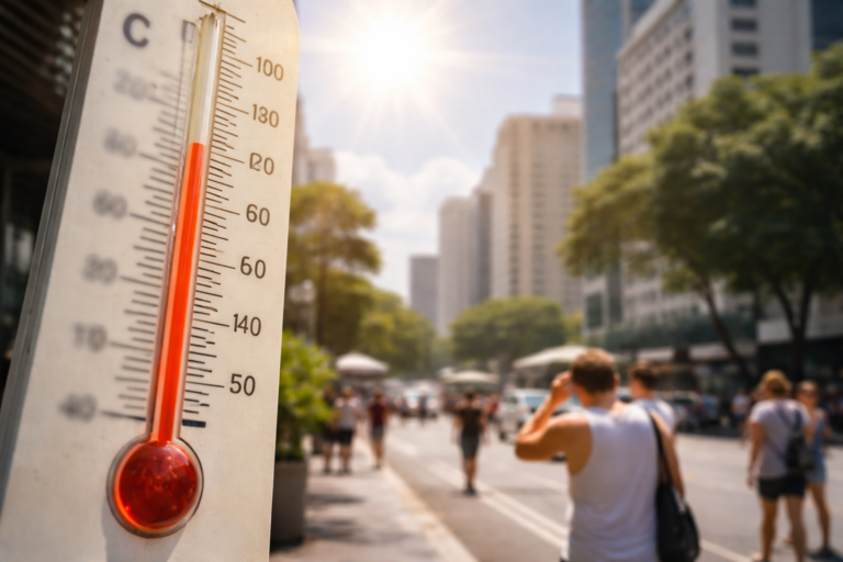Previsão indica calor e pancadas isoladas de chuva nesta sexta-feira (13) em SP