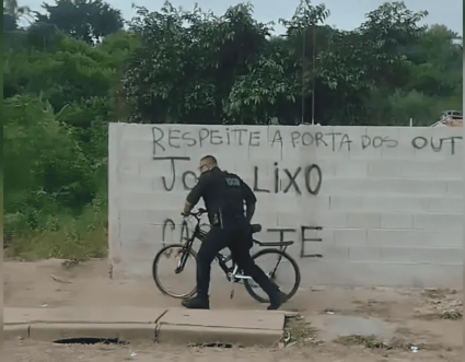 Ação de GCM com bicicleta de entregador gera repercussão e questionamentos na capital